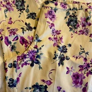 COPY - Isaac Mizrahi Live size 16w Tall floral pant